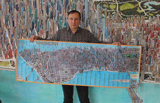 Mapu New Yorku tvořil Tomáš Rygl rok a půl, třikrát tam během příprav letěl. Na...