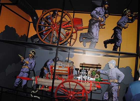 V novém muzeu se lidé seznámí s prací hasi prostednictvím interaktivní hry.