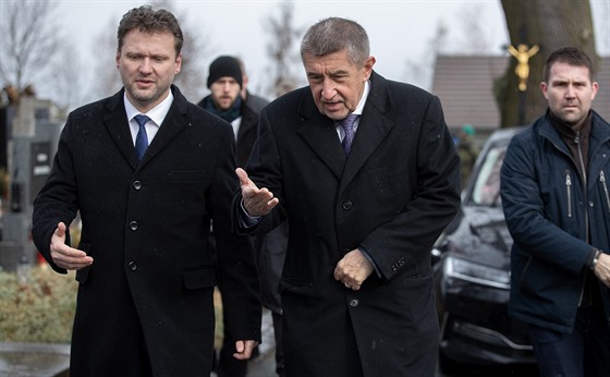 Premiér Andrej Babiš s předsedou Sněmovny Radkem Vondráčkem