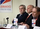 Prezident Milo Zeman dorazil na sjezd Strany práv oban Zemanovci, jejím je...