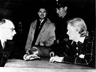 Nacistická dozorkyn Ilse Kochová, pezdívaná arodjnice z Buchenwaldu,...