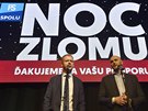 Pedsedové koaliních stran Spolu a Progresivní Slovensko (zleva) Miroslav...