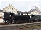 Lokomotiva 431.032 byla vyrobena ve 20. letech minulho stolet v Rakousku.