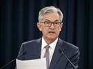 éf amerického FEDu Jerome Powell hovoí na konferenci ve Washingtonu. (3....