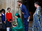 Princ Harry a vévodkyn Meghan pi odchodu z Westminsterského opatství (Londýn,...