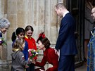 Vévodkyn Kate a princ William pi odchodu z Westminsterského opatství (Londýn,...