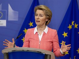 P�edsedkyn� Evropské komise Ursula von der Leyenová (4. b�ezna 2020)