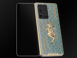 Luxusní Samsung Galaxy S20 od znaky Caviar v designu herní karty