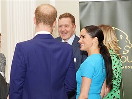 Vévodkyn Meghan a princ Harry na udílení cen Endeavour Fund Awards, jedné z...