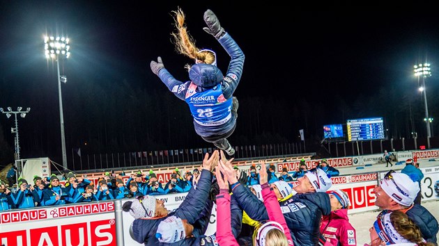 �esk� t�m slav� t�et� m�sto Mark�ty Davidov� ve sprintu.