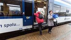 Nov poízené vlakové soupravy Stadler GTW jezdící v Olomouckém kraji mají...