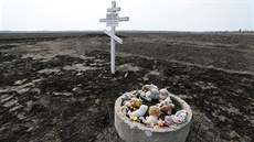 Památník pro obti na Ukrajin sesteleného malajsijského letounu na lince MH17...
