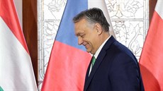 Maarský premiér Viktor Orbán pijel do Prahy na zasedání stát visegrádské...
