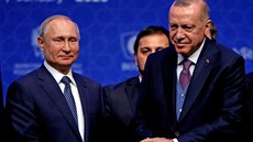 Ruský prezident Vladimir Putin a jeho turecký protějšek Recep Tayyip Erdogan... | na serveru Lidovky.cz | aktuální zprávy