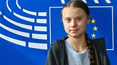 Ekologická aktivistka Greta Thunbergová  (4. března 2020)