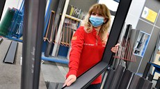 Hygienické opatení proti koronaviru ve firm LIKOS 5.3. 2020 ve Slavkov u Brna
