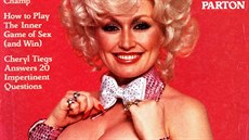 Dolly Partonová na titulní straně Playboye v říjnu 1978 ve svých 32 letech