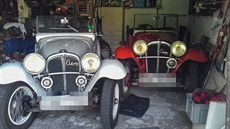 Dvě krásné Aerovky, které bydlí v soutěžní garáži pana Vladimíra