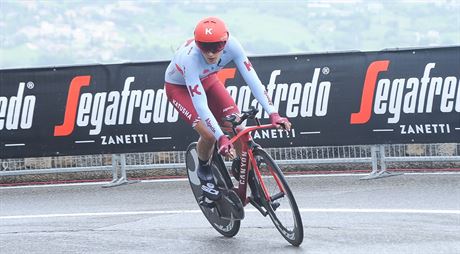 Cyklista Dmitrij Strachov (San Marino, 19. kvtna 2019)