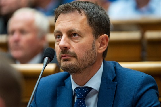 Nastupující slovenský ministr financí Eduard Heger (13. záí 2019)