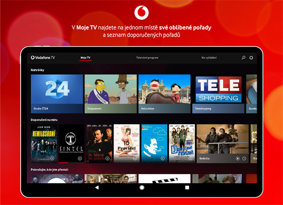 Vodafone v Česku nabídne vlastní internetovou televizi.