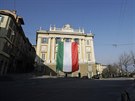 Bergamo je jedním z nejvíce zasažených měst v Itálii. (16. března 2020)