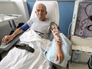 Jan Havl�k p�i dial�ze v Mari�nsk�ch L�zn�ch. S onemocn�n�m ledvin se pot�k� u�...