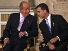panlský král Juan Carlos I. podepsal ve stedu v Madridu zákon o své...