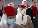 Personl leteck spolenosti Emirates na praskm Letiti Vclava Havla. (16....