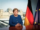 Nmecká kancléka Angela Merkelová v ojedinlém televizním projevu oznaila...