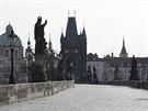 Kvli rozhodnutí vlády o omezení pohybu je Praha prázdná. Tento vládní krok má...