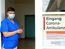 Hlavní sestra nové drážďanské koronavirové ambulance Simone von Boninová (9....