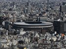 Nový stadion v Tokiu, který byl postaven pro olympijské hry 2020.
