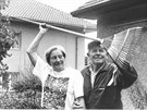 Zlatý otp Dany Zátopkové z olympiády 1952 pedlal její manel Emil na hráb.