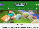 Stránky Minecraft: Education Edition