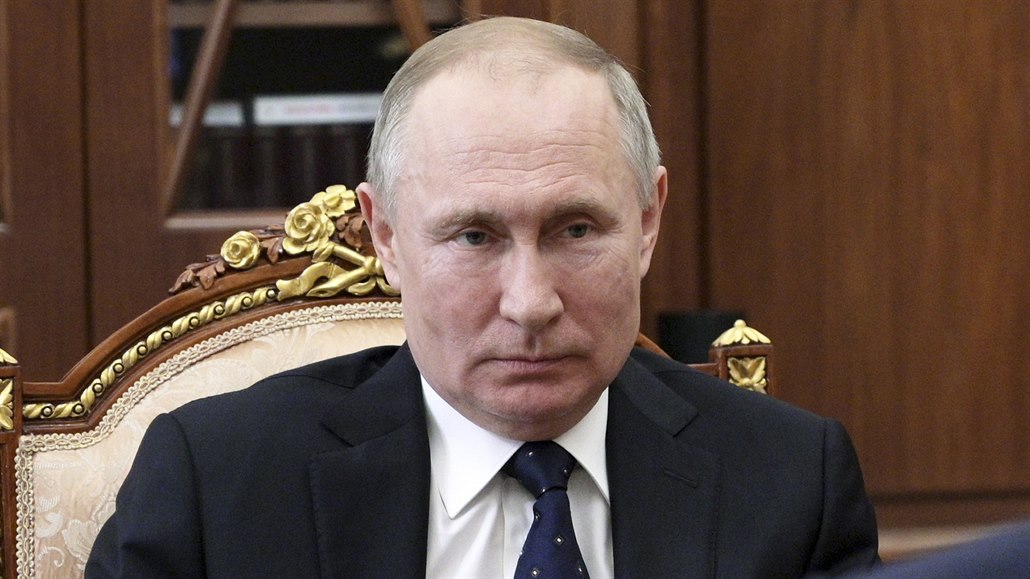 Ruský prezident Vladimir Putin b�hem setkání s ministrem �kolství Sergejem...