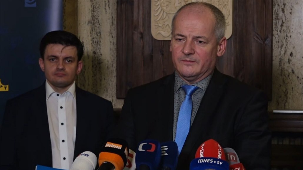 Filip Vrubel (vlevo) a Roman Prymula letos v b�eznu