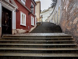 Zámecké schody (12. bezna 2020)