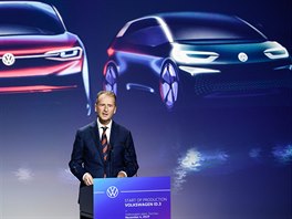 Šéf automobilky Volkswagen Herbert Diess