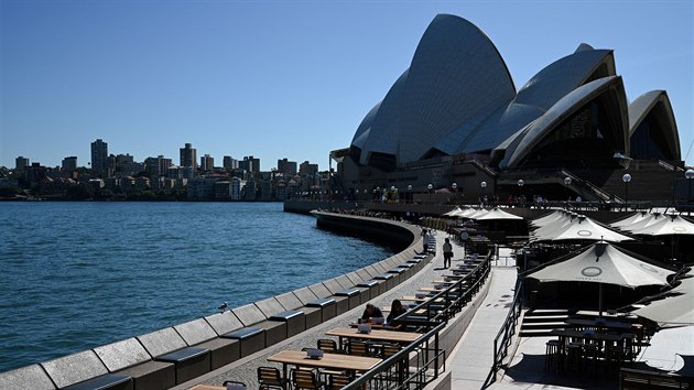 Austrlie kvli pandemii koronaviru zakzala cizincm vstup do zem. Na snmku Opera v Sydney. (18. bezna 2020)