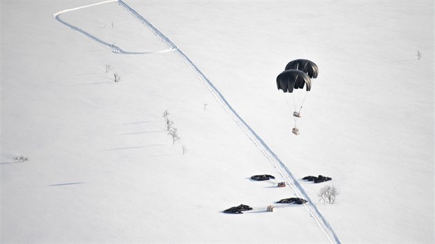 Americk nmon pchota na cvien Cold Response v Norsku