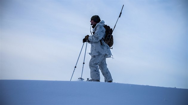 Americk nmon pchota na cvien Cold Response v Norsku