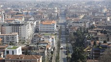 Bergamo je jedním z nejvíce zasaených mst v Itálii. (16. bezna 2020)