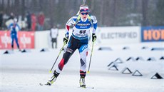 Jessica Jislová bhem sprintu v Kontiolahti.