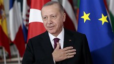 Turecký prezident Recep Tayyip Erdogan (9. března 2020)