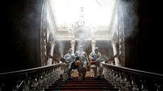 Turetí pracovníci kvli pandemii koronaviru dezinfikují slavný palác...