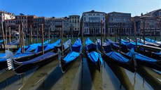 Benátky zejí v dob koronavirové prázdnotou. (18. bezna 2020)