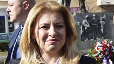 Slovenská prezidentka Zuzana aputová navtívila poprvé ve funkci hlavy státu...