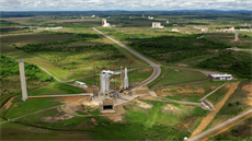 Startovací rampa a zázemí pro rakety Ariane na kosmodromu Kourou ve Francouzské...