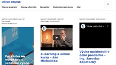 Stránky projektu U�íme online